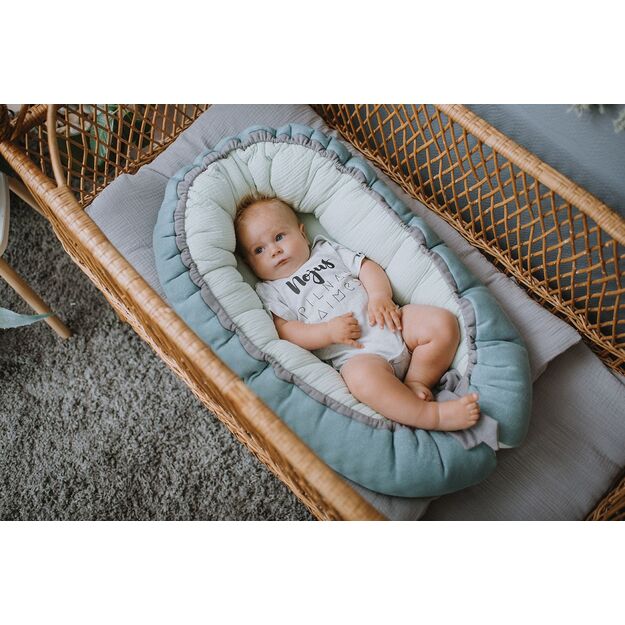 Baby Nest Bed Sleeper Mint Co Pod Newborn Snuggle Cocoon Crib Bed New Sleep  