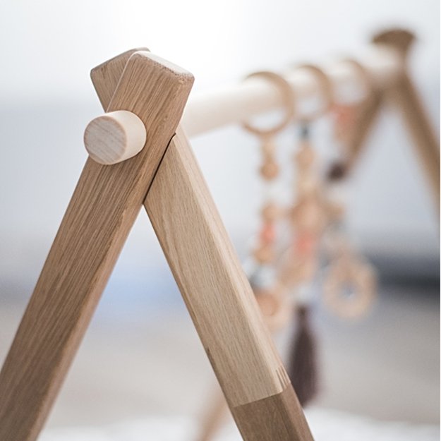 Natural Wooden Baby Play Gym