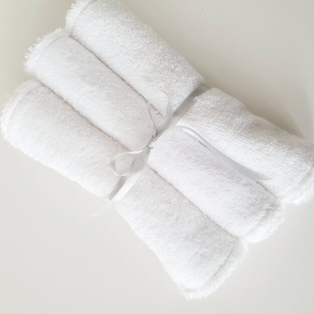 White Small Towels Set of  3