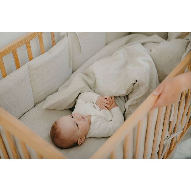 Natural linen Baby Bedding