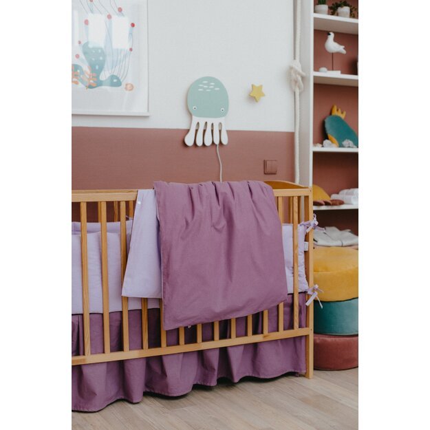 Purple Double Sided Baby Bedding 