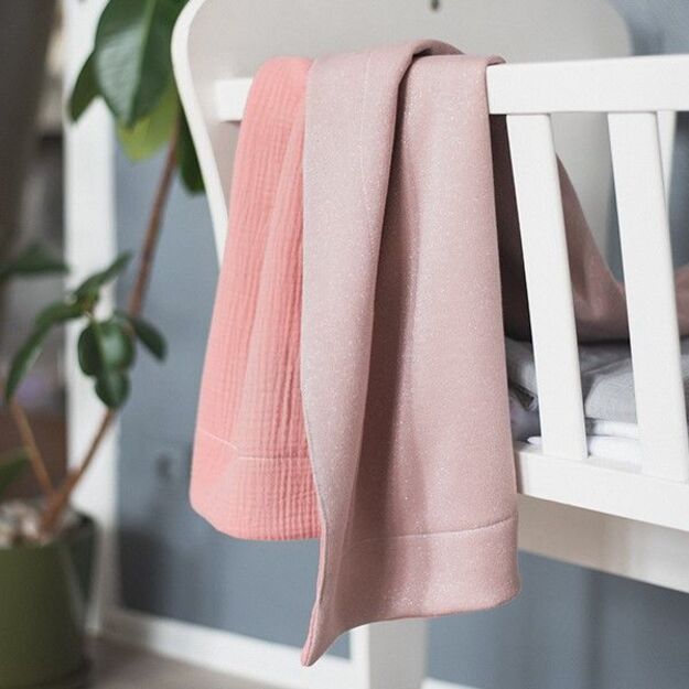 Pink Warm Muslin Baby Blanket