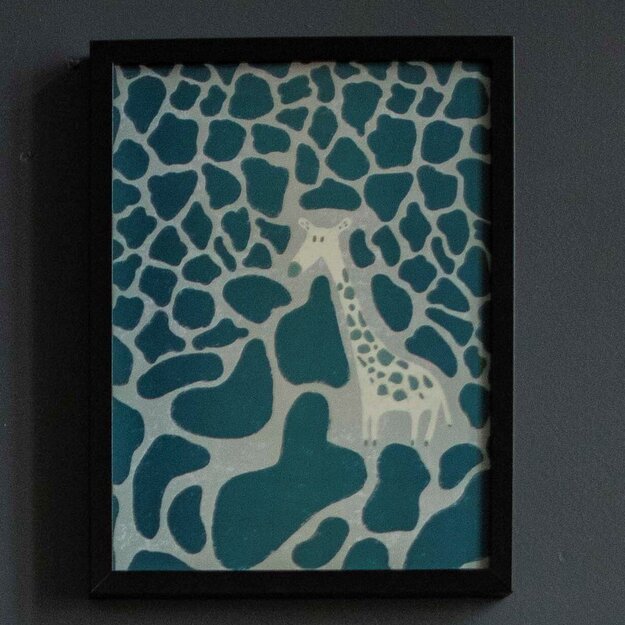 Printed wall poster Giraffe